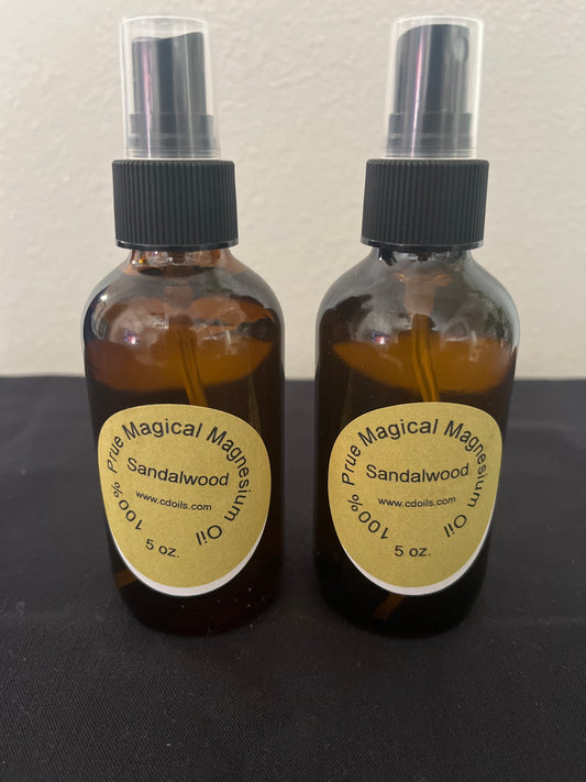 Pure Magnesium Oil Sandalwood Scented