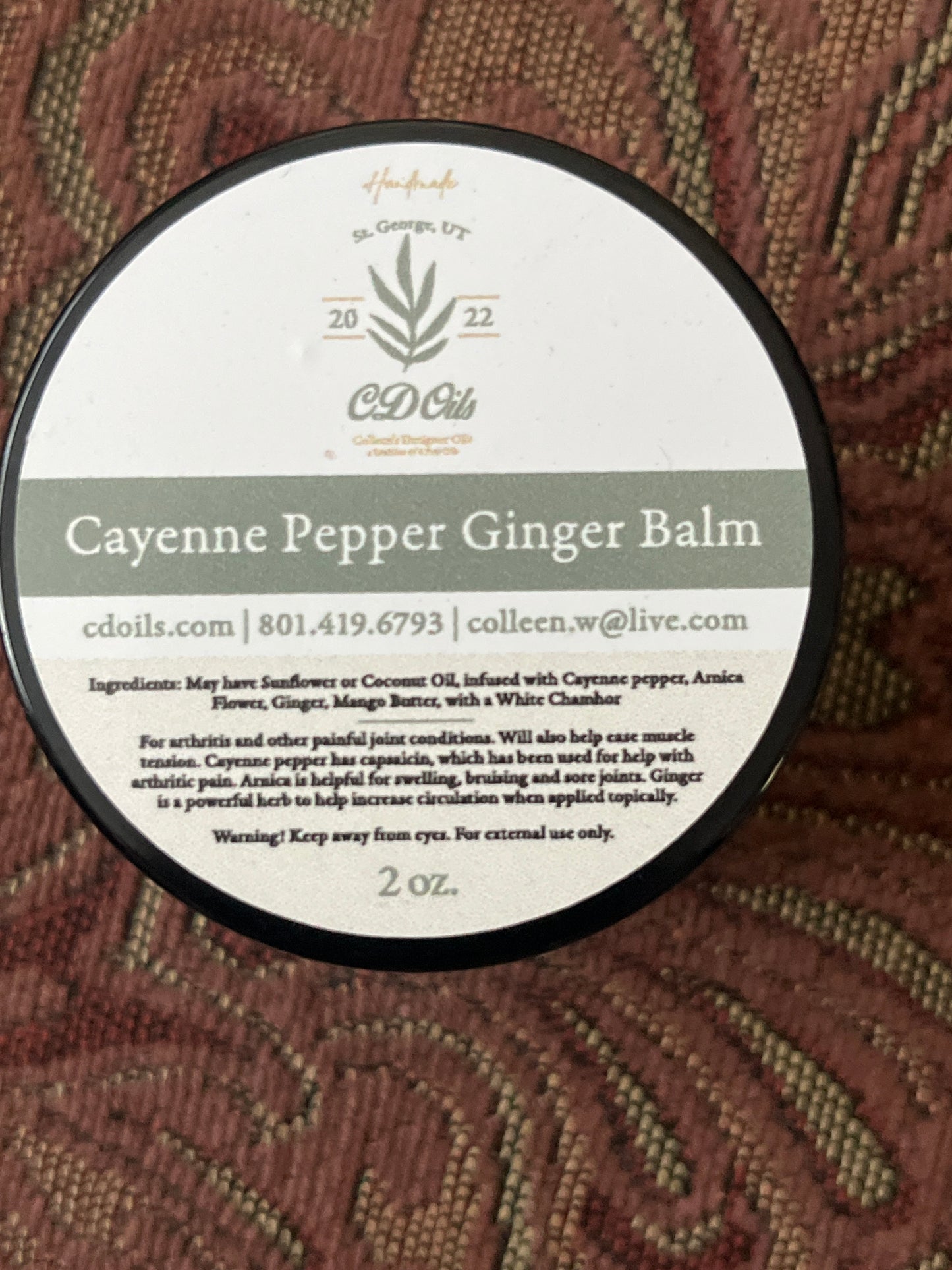 Cayenne Pepper Cream
