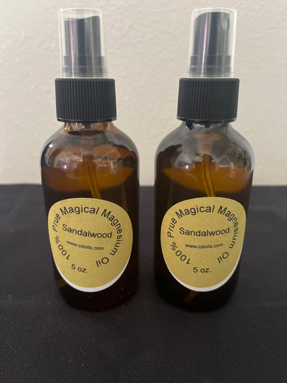 Pure Magnesium Oil Sandalwood Scented
